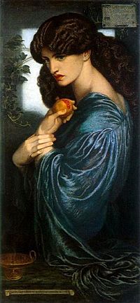 Archivo:Dante Gabriel Rossetti - Proserpine