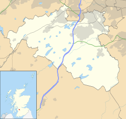 Busby ubicada en East Renfrewshire