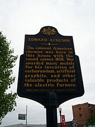 Archivo:Edward Acheson birthplace marker