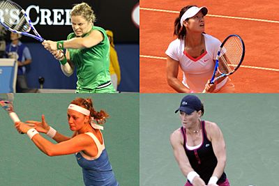 Archivo:Grand Slam women's singles champions 2011