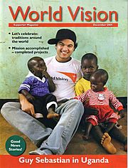 Archivo:Guy Sebastian on Cover of World Vision Magazine 2005