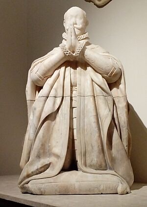 Archivo:Hans Khevenhüller. Estatua orante