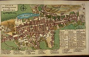 Archivo:John Rocque Plan von Edinburgh 1764