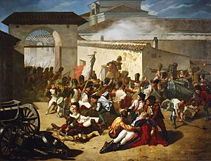 Archivo:Museo de Historia de Madrid-19410-Muerte de Velarde el Dos de Mayo de 1808
