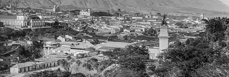 Panoramic view of Caracas, Venezuela circa 1900-1906 cut