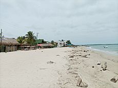 Playa de la zona norte del corregimiento de Rincón del Mar