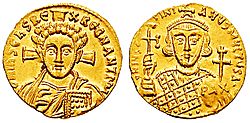 Archivo:Solidus-Justinian II-Christ b-sb1413