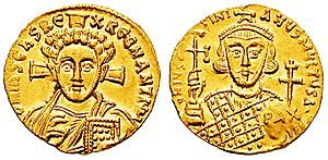 Archivo:Solidus-Justinian II-Christ b-sb1413