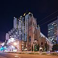 St. Patrick's Catholic Church, San Francisco at night
