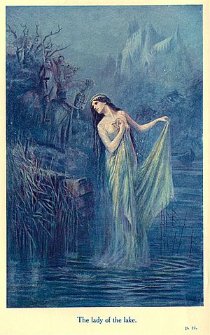 Archivo:The Lady of the Lake by Speed Lancelot