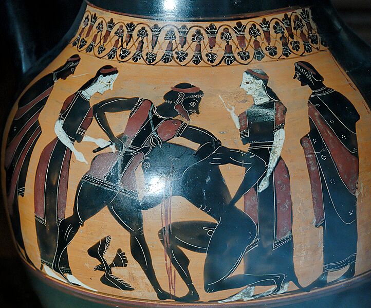Theseus Minotaur Louvre F33