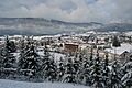 View of Autrans from the ski jumps
