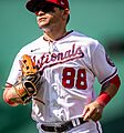 Washington Nationals center fielder Gerardo Parra (88) from Tampa Bay Rays vs Washington Nationals at Nationals Park. June 30, 2021 - Washington ,DC, (All-Pro Reels Photography) (51294780222) (cropped)