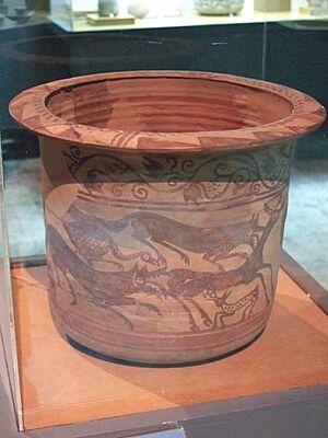 Archivo:Zaragoza - Museo - Kalathos ibérico 01