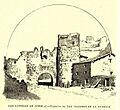 1889, España, sus monumentos y sus artes, su naturaleza e historia, Soria, San Esteban de Gormaz, Puerta de San Gregorio en la muralla, Isidro Gil