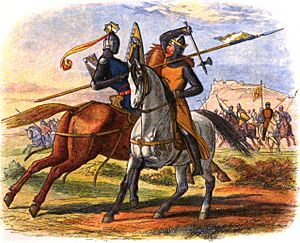 Archivo:A Chronicle of England - Page 283 - Bruce Kills Sir Henry Bohun