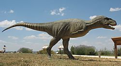 Abelisaurus model - Castilla-La Mancha Paleontological Museum (Cuenca, Spain) 03.jpg