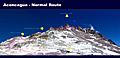 Aconcagua route 1a