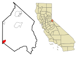 Alpine County California Incorporated and Unincorporated areas Bear Valley Highlighted.svg