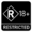 Australian Classification Restricted 18+ (R 18+).svg