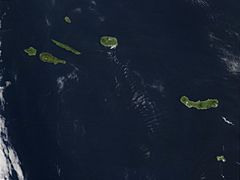 Azores satellite photo-NASA