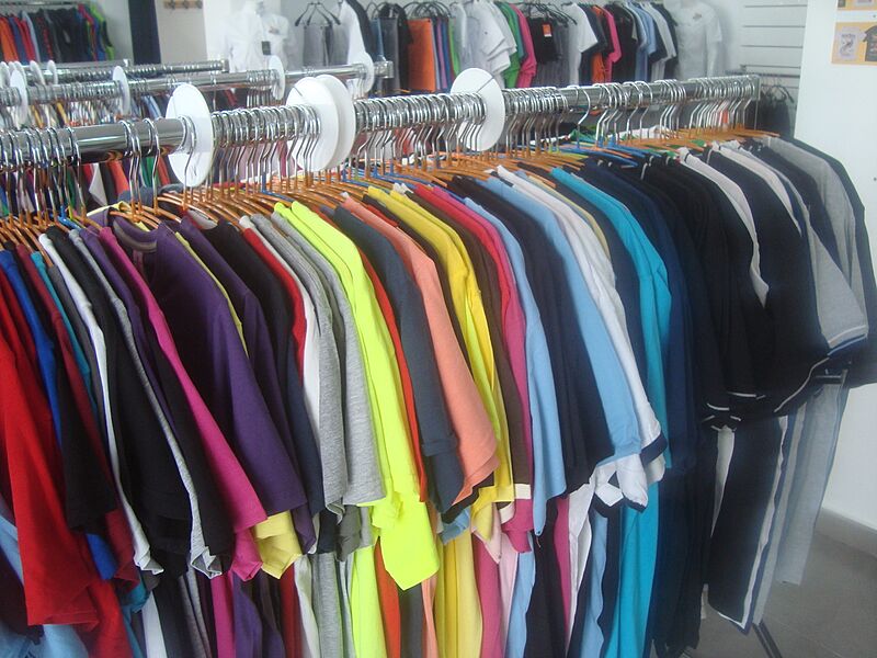 Camisetas, tienda textil