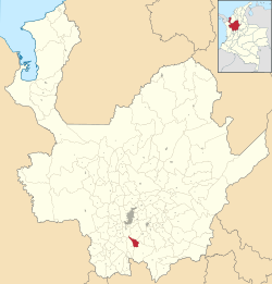 Montebello ubicada en Antioquia