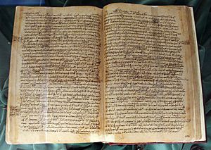 Archivo:Costantinopoli, aristotele, historia animalium e altri scritti, xii sec., pluteo 87,4