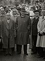 El alcalde de San Sebastián Fernando Sasiaín, encabezando una manifestación en 1935