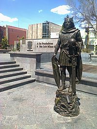 Archivo:Estatua de San Luis Rey de Francia en San Luis Potosí