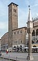 Exterior of Palazzo della Ragione (Padua) - Torre degli Anziani