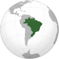 First Brazilian Empire (orthographic projection)