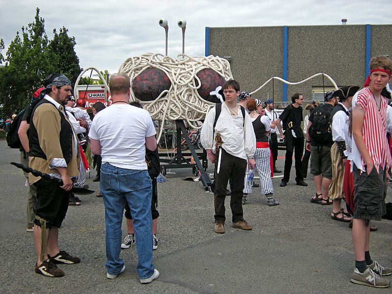 Fremont Fair 2009 pre-parade 28