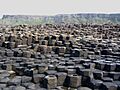 Giants Causeway détail de la chaussée