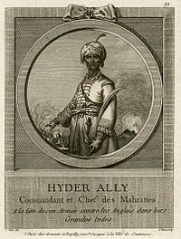 Archivo:Haidar Ali commandant en chef des Mahrattes gravure 1762