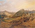 Jenaro Pérez Villaamil - General View of Toledo from the Cross of the Canons - Google Art Project