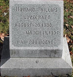 Archivo:Lovecraft tombstone