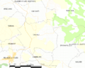 Map commune FR insee code 11058