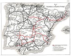 Archivo:Map of the portuguese and spanish railways