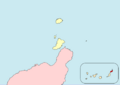 Mapa del archipiélago Chinijo