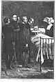 Murcia, los señores Cánovas del Castillo y Romero Robledo visitando el hospital de coléricos, de Manuel Alcázar