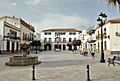 Niebla, Plaza de Sta. María y Ayuntamiento