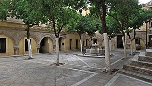 Archivo:Patio de los Naranjos. Iglesia del Salvador, Sevilla