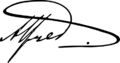 Prince Alfred's signature