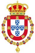 Royal Coat of Arms of Luís I, Carlos I and Manuel II of Portugal (Order of the Golden Fleece).svg