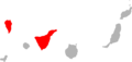 Tarentola delalandii range Map