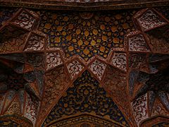 Tomb ceiling detail, Tomb of Akbar, Sikandra, near Agra