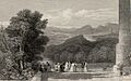 Vale of Llangollen - from the tower, Wynnstay park