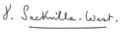 Vita Sackville-West Signature