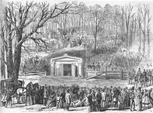 Archivo:Abraham Lincoln's burial
